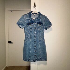 Pilcro Anthropologie Denim Mini Dress Size 2